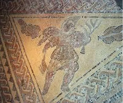 A roman mosaic