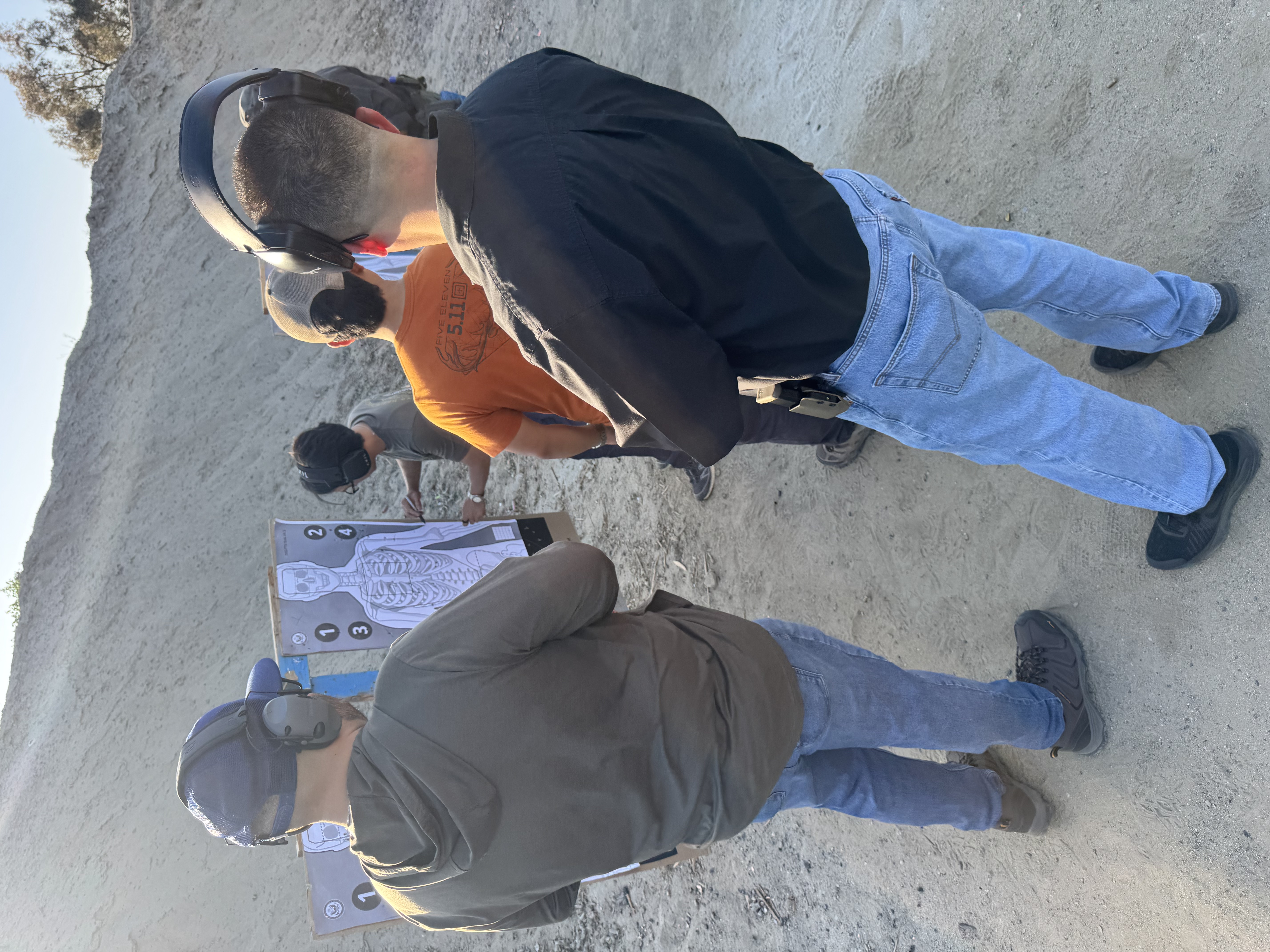 On the range at an Armed & Anchored gathering
