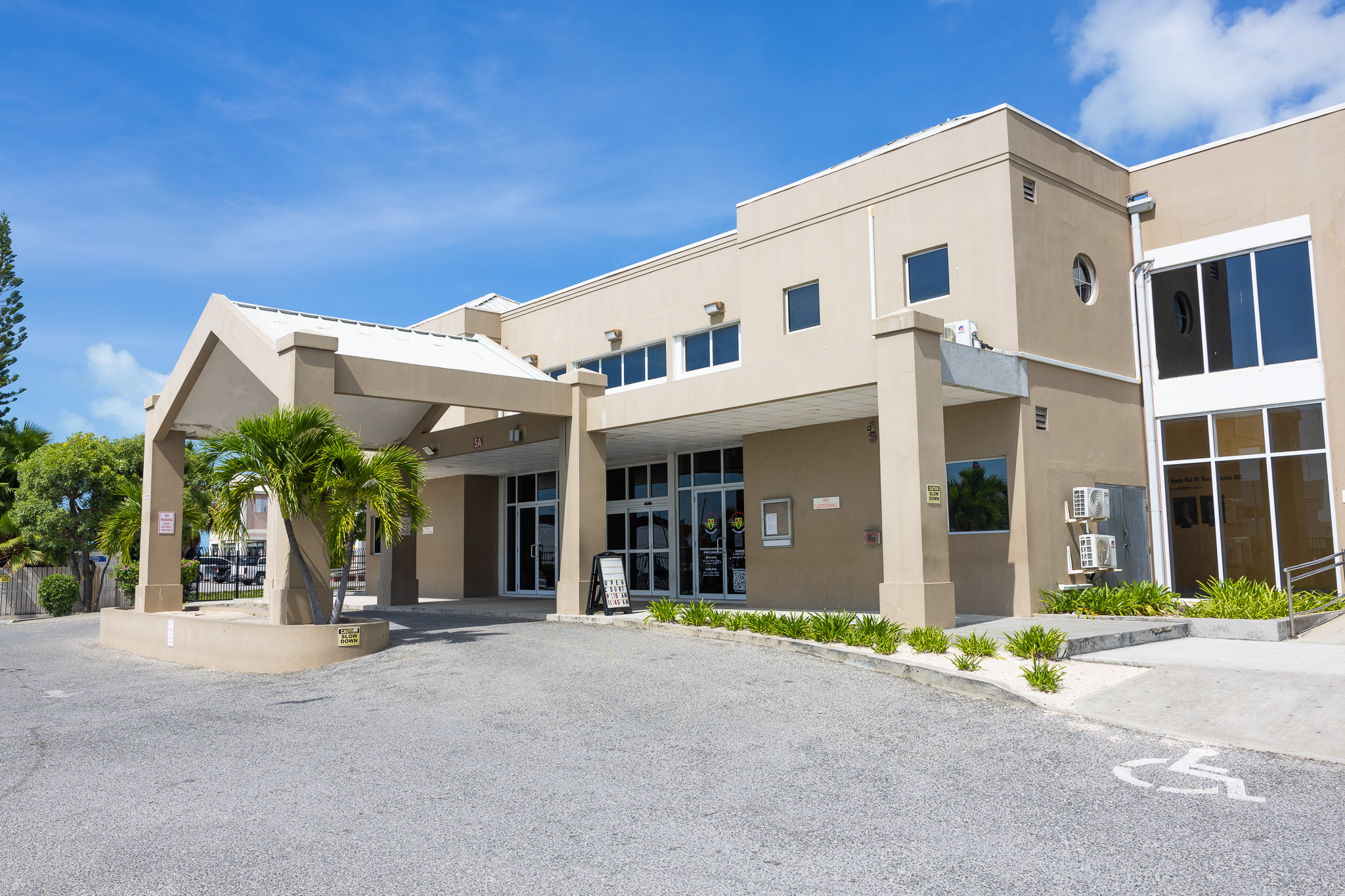 Gustarvus Lightbourne Sports Complex Center located in Downtown of Providenciales, Turks and Caicos Islands