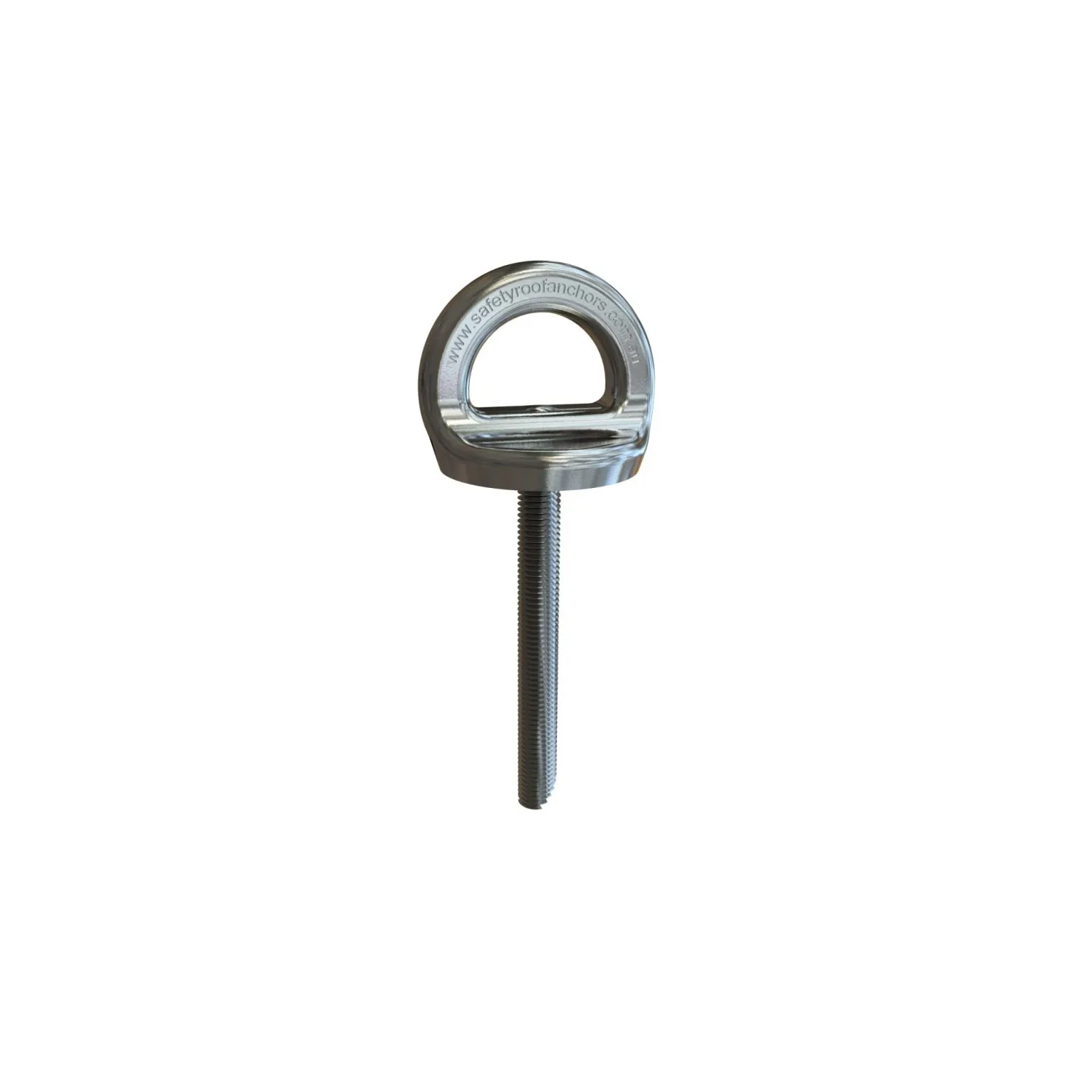 Stainless steel eye-bolt concrete anchor for chemset fixing, rated for fall arrest and abseil
