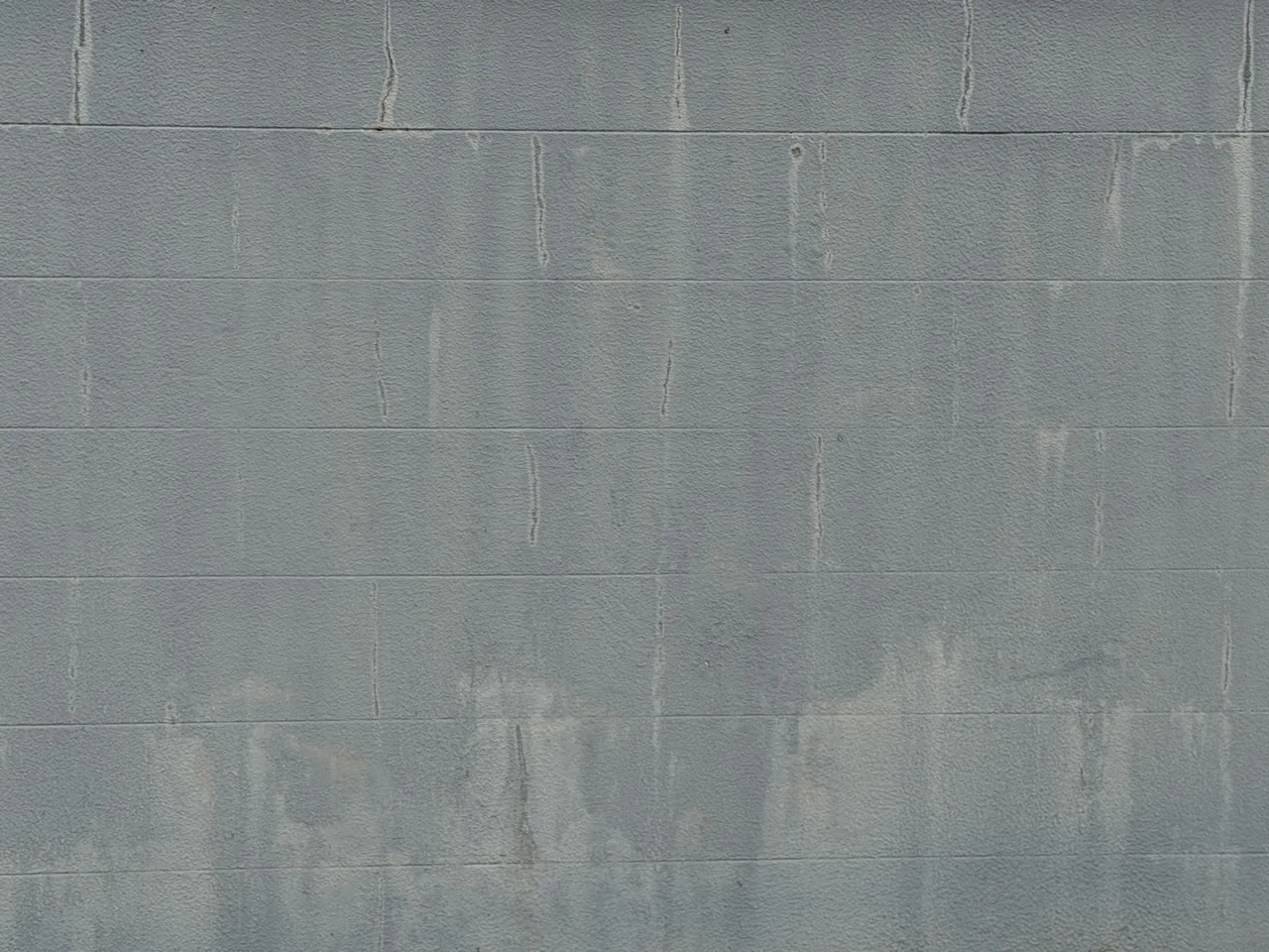 Faded paint from UV exposure.