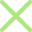 A green X