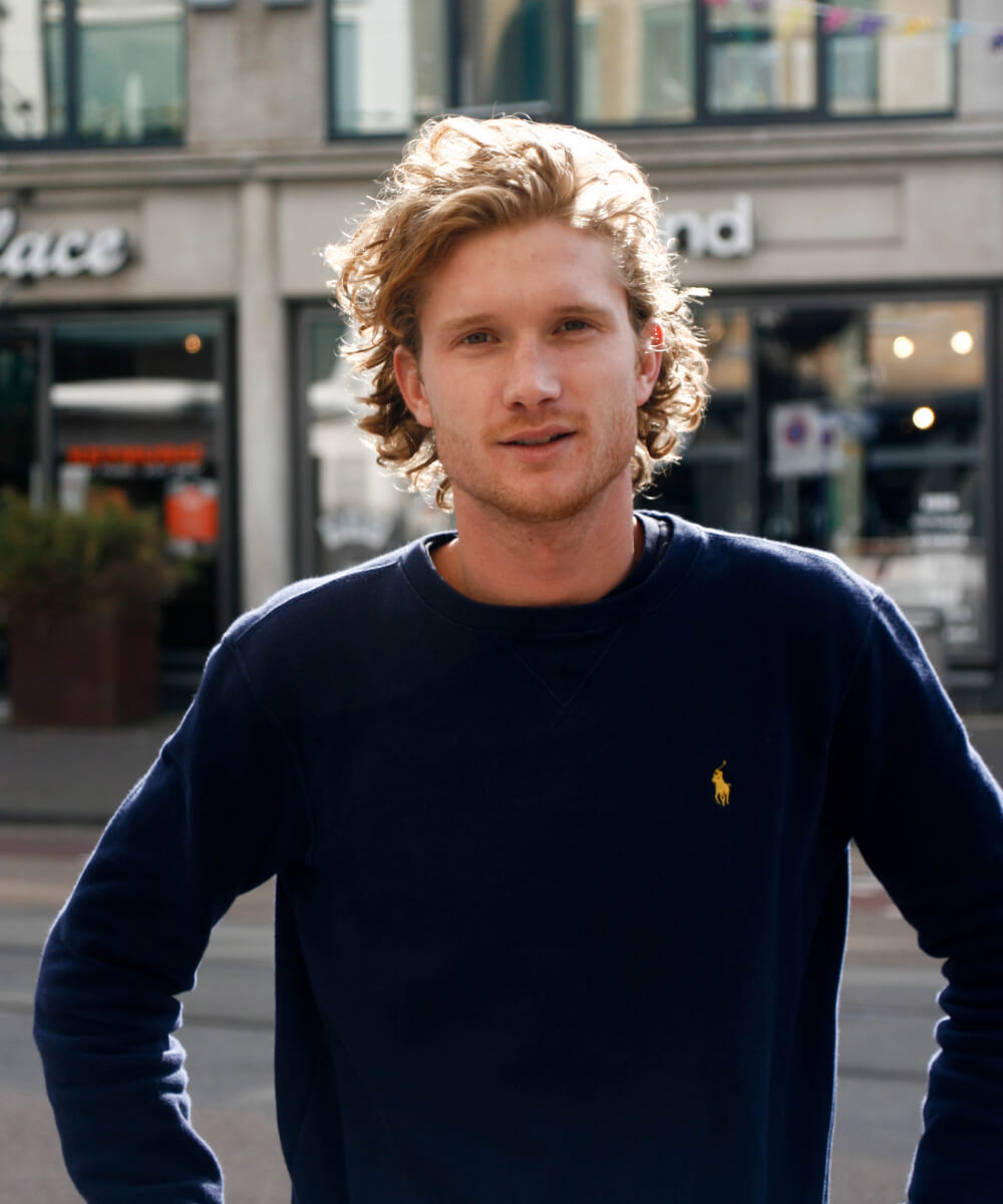 Portret van een sales promotor