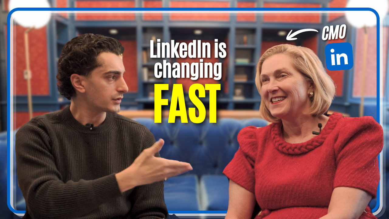 I sat down with LinkedIn's CMO. Here's what I learned. 