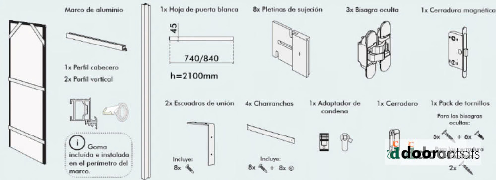 como instalar puerta oculta ibiza 8