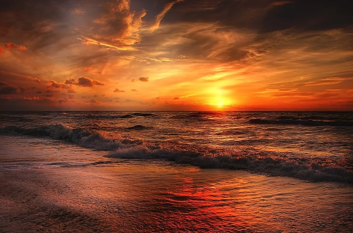 atardecer