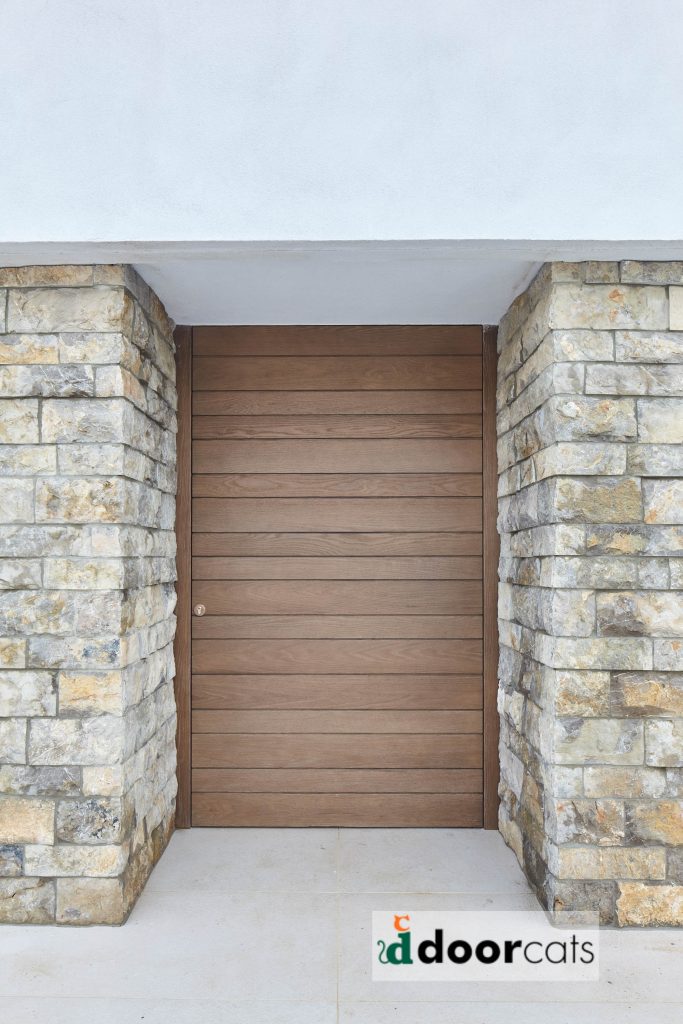 puertas residenciales de madera 42