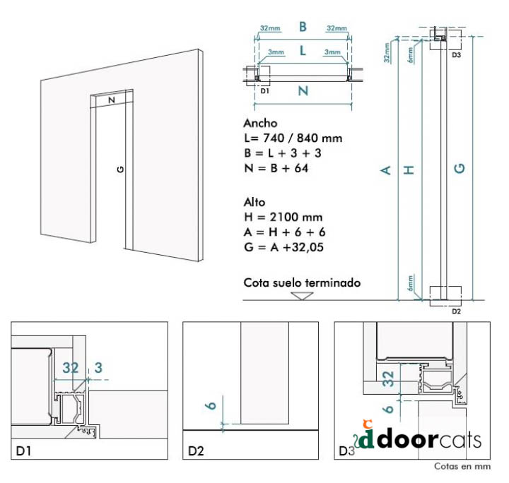 instalar puertas ocultas valladolid 11