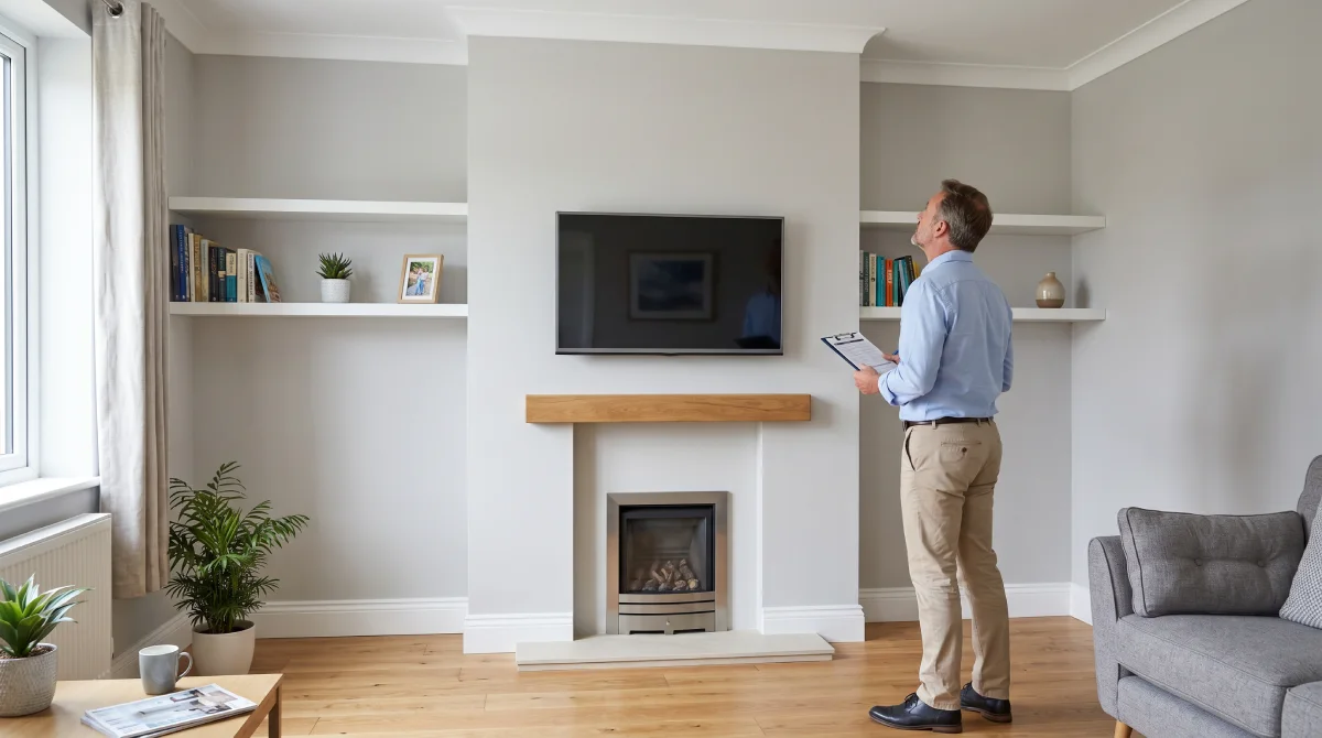 Surveying and measuring a media wall