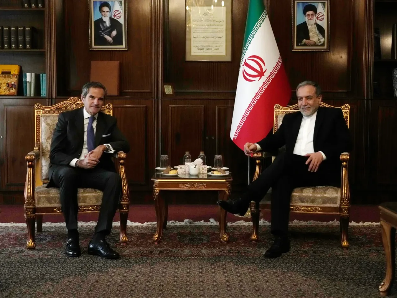 Roundup graphic for today's top stories on the Iran peace deal, oil, Bitcoin, and SpaceX