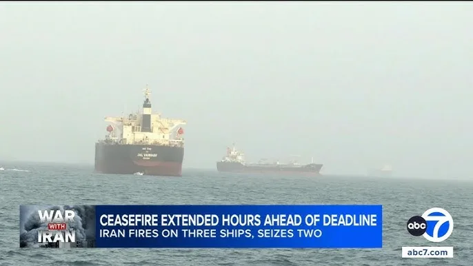 Graphic summarizing last night's ceasefire extension headlines and the overnight market relief rally
