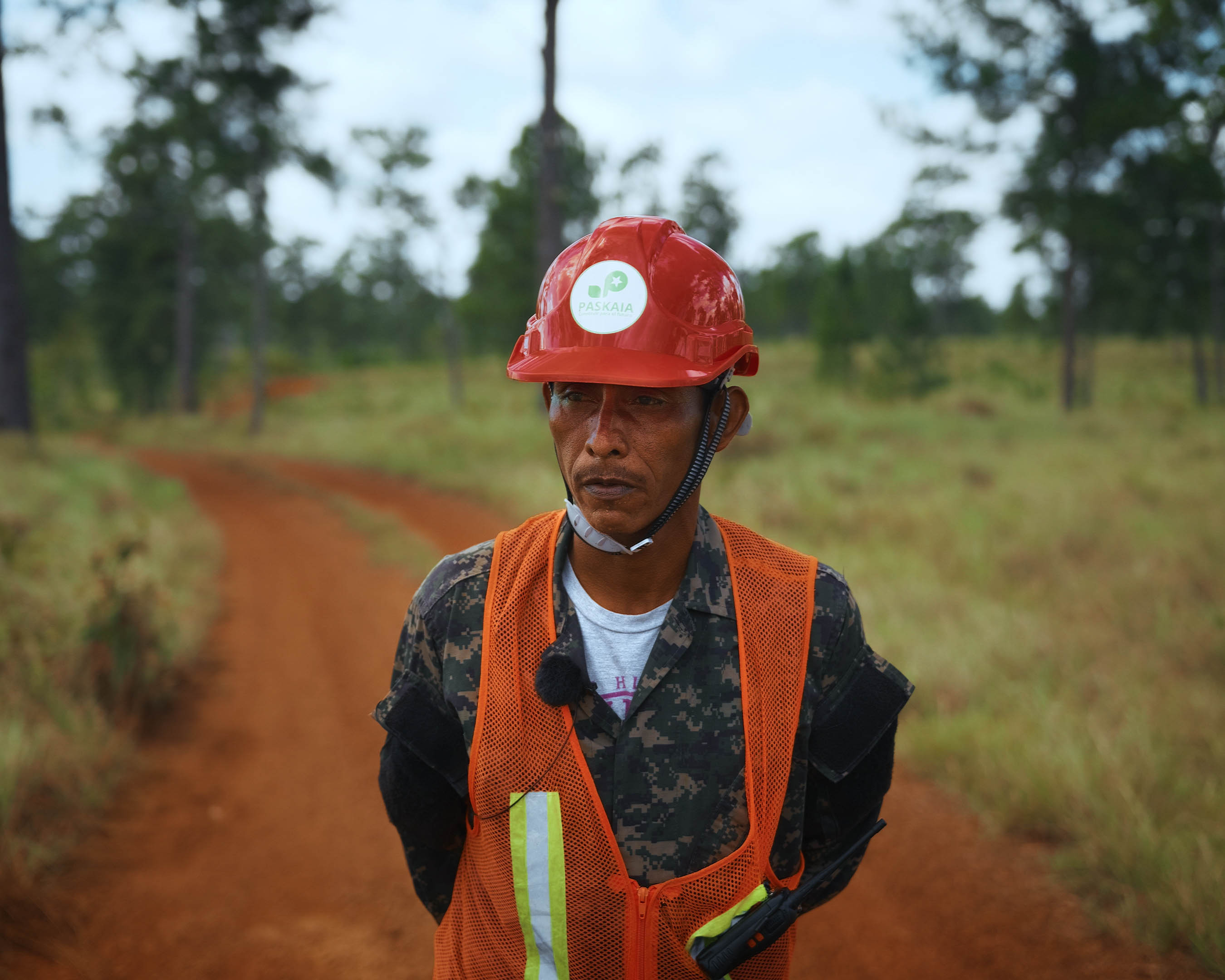Octavio, a fire brigade member