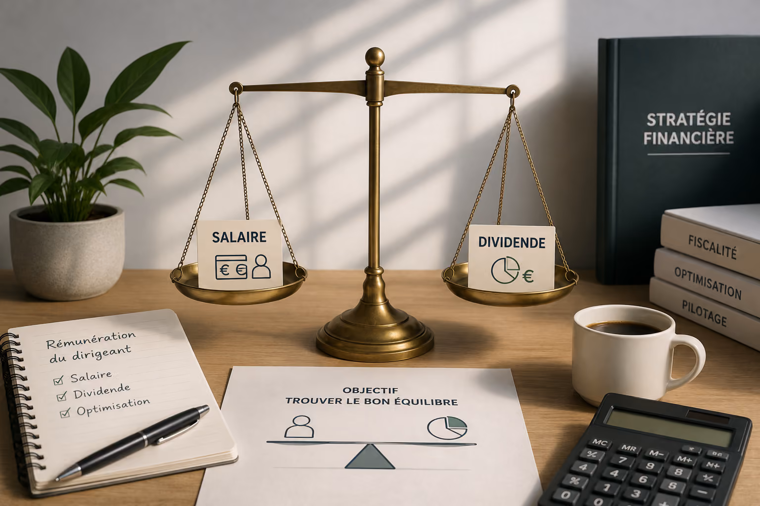 Rémunération du chef d'entreprise : comment fixer le bon montant entre salaire et dividendes