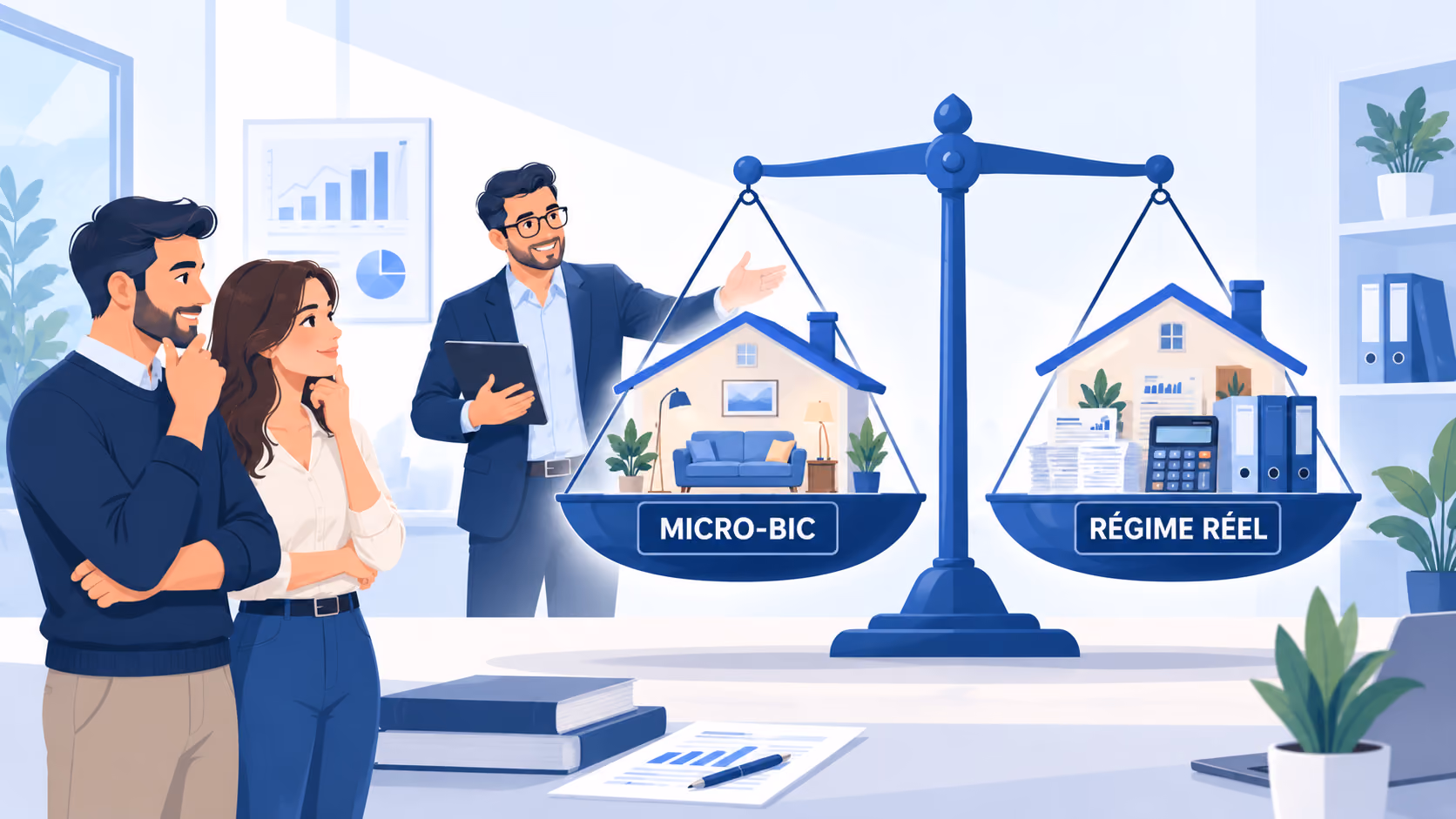 LMNP 2026 : micro-BIC ou régime réel, comment choisir ?