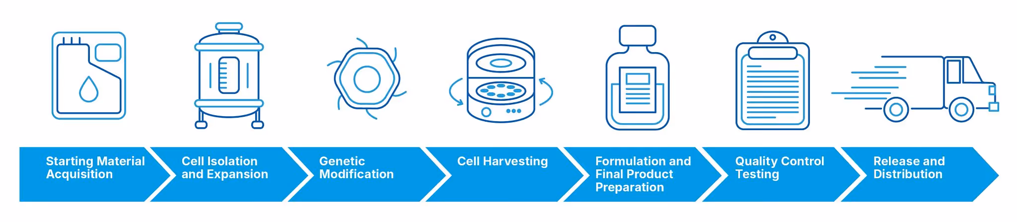 Cell Therapy Manufacturing Diagram