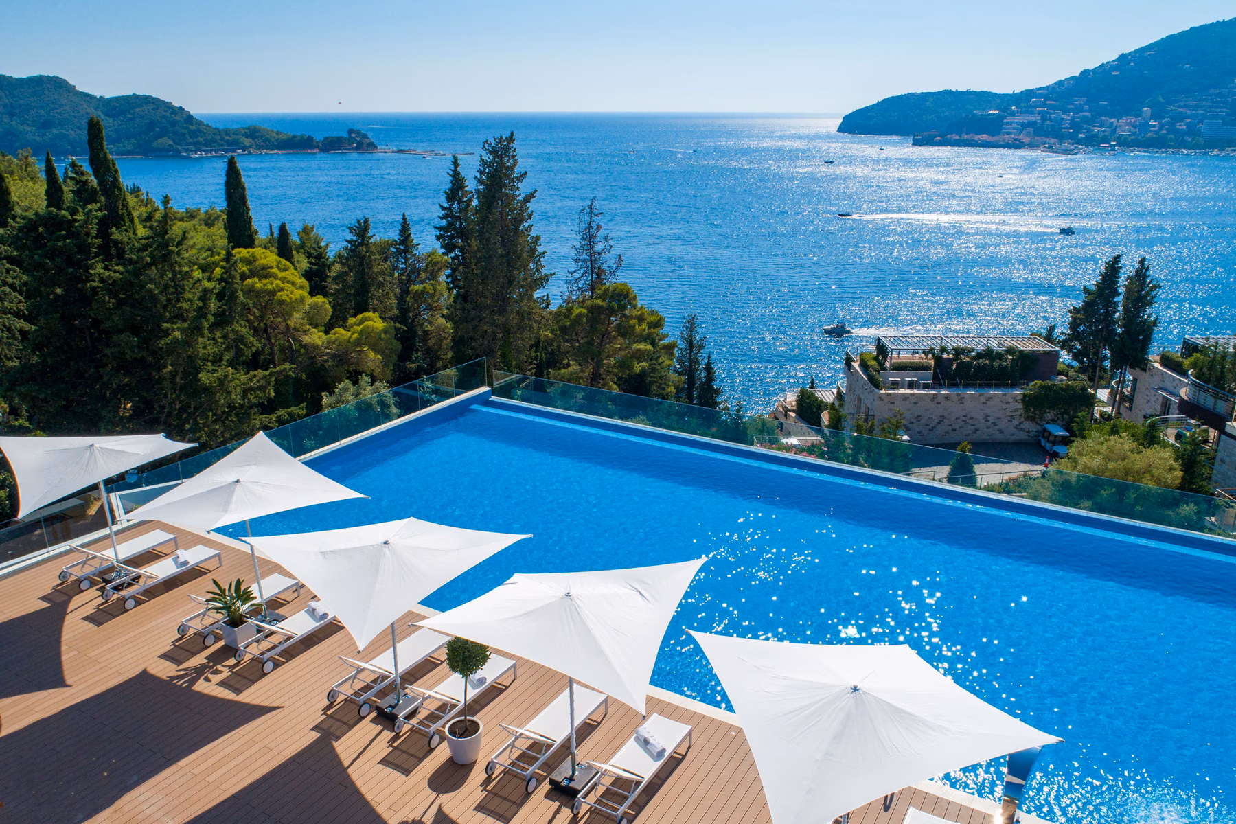 Infinity Pool with Adriatic panorama