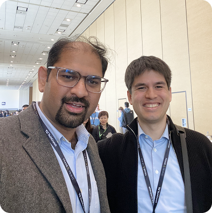 ExperLabs team members at a tech conference