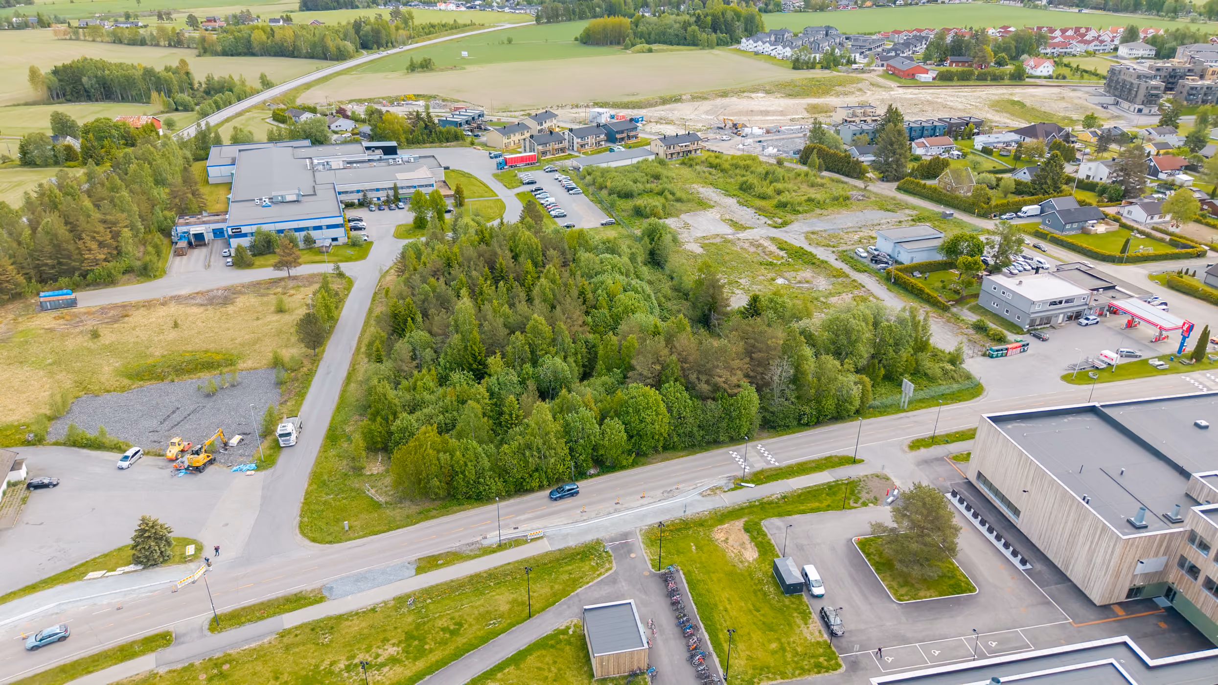 Oversiktsbilde over Aurveien 18.