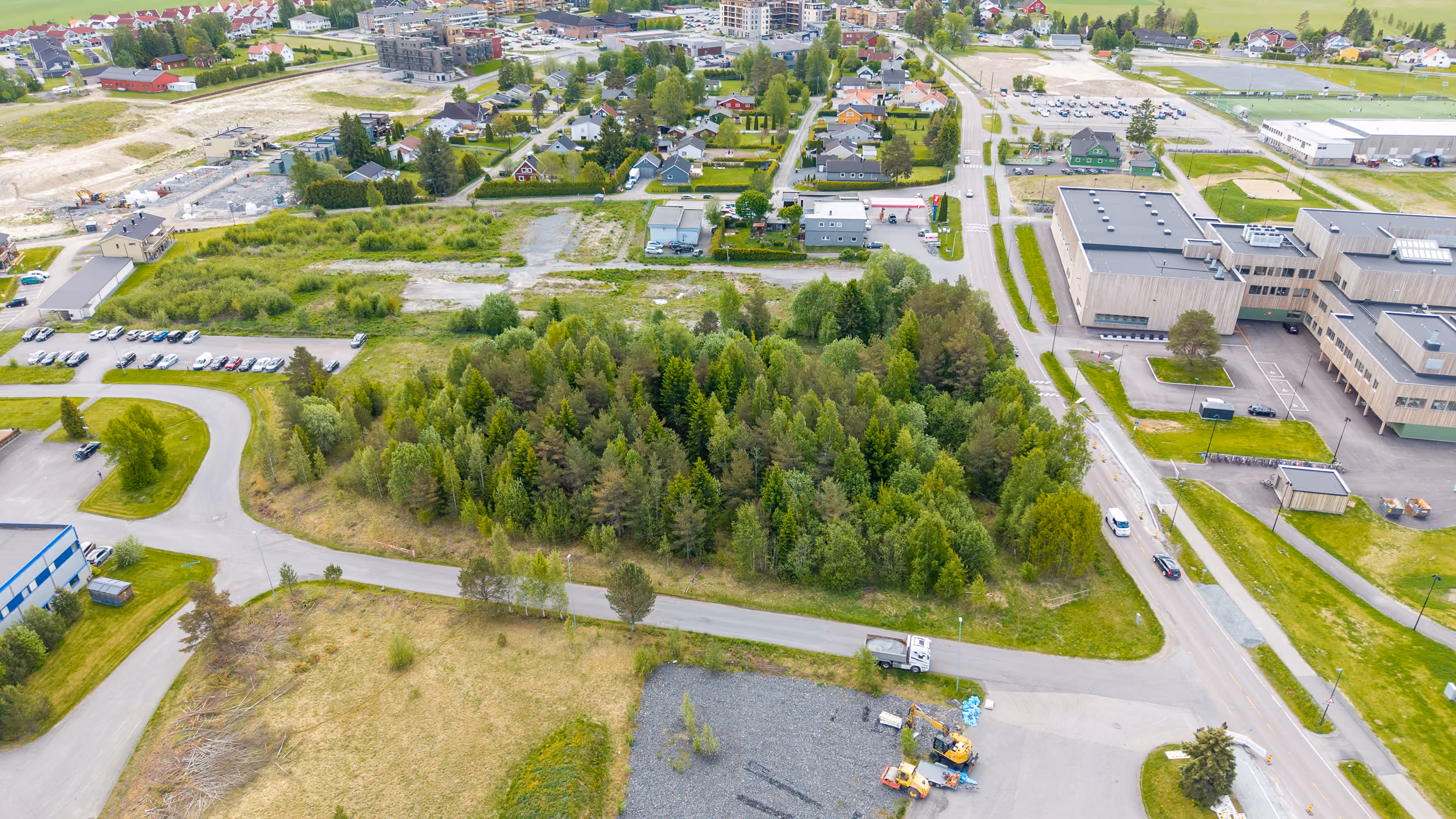 Oversiktsbilde over Aurveien 18.