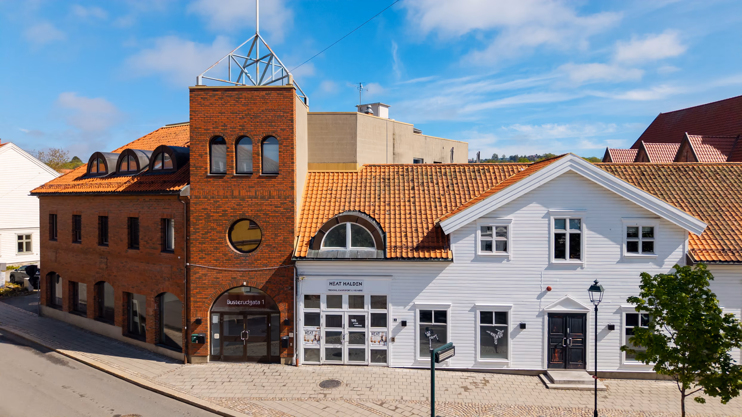 Eksteriørbilde fra Busterudgata 1.