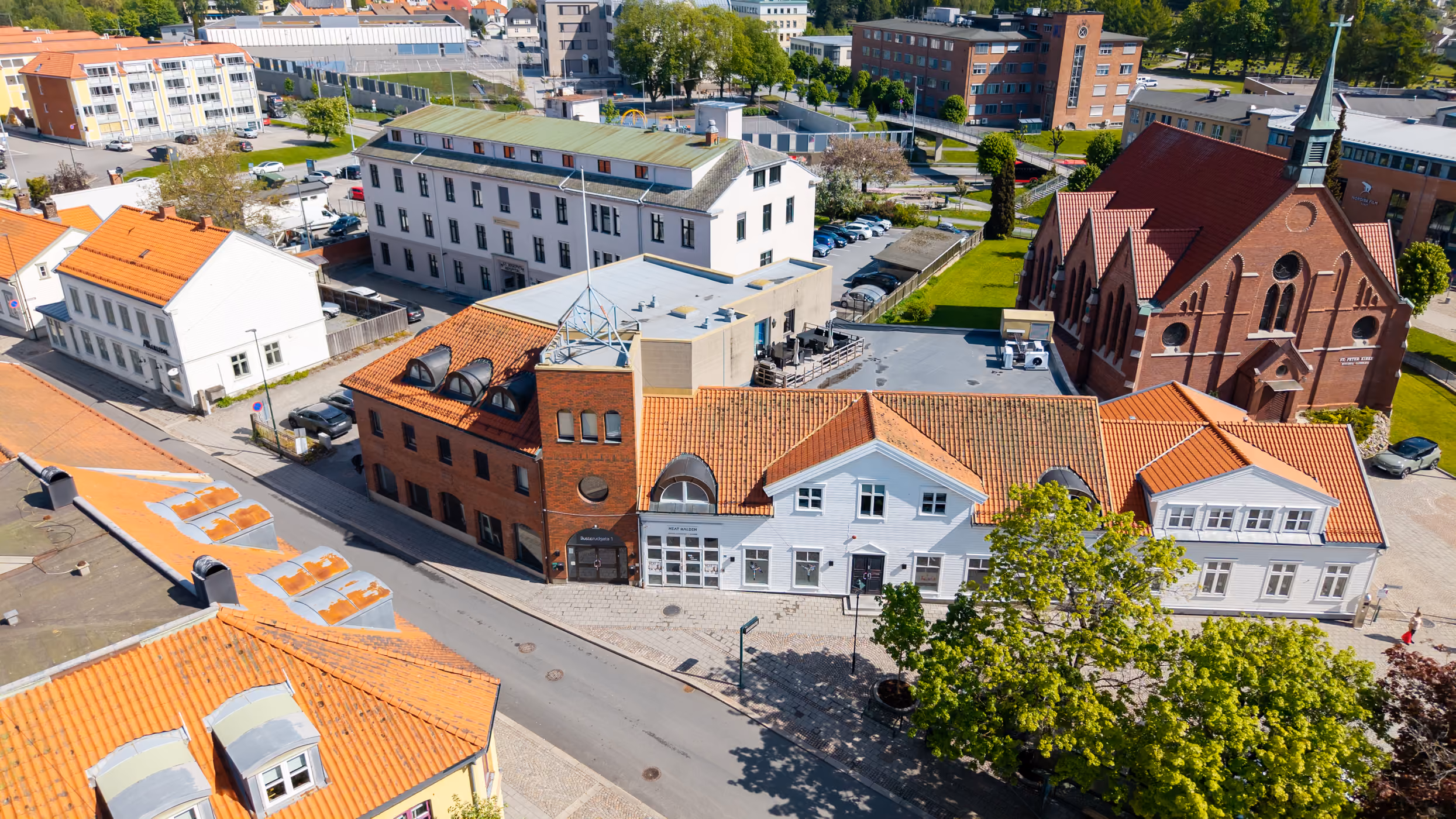 Eksteriørbilde fra Busterudgata 1.