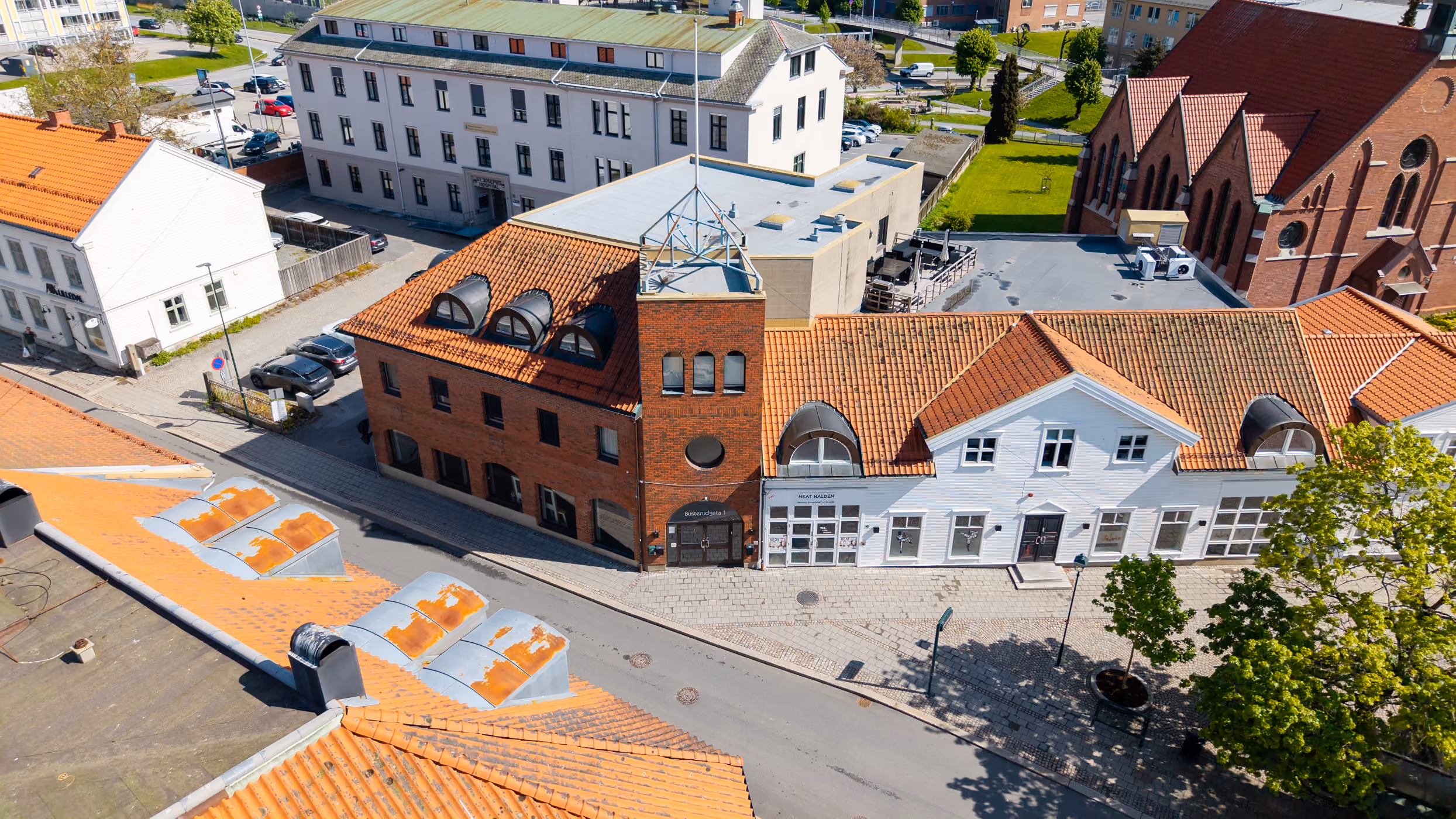 Eksteriørbilde fra Busterudgata 1.
