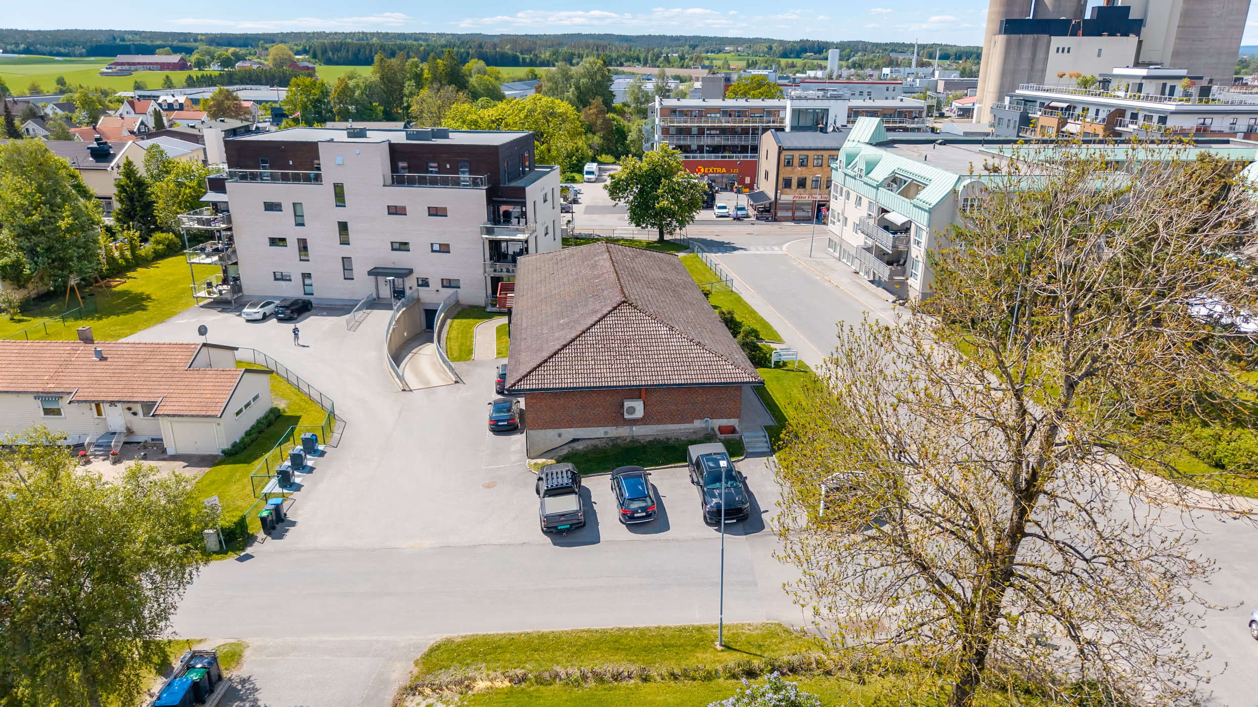 Eksteriørbilde over Heggveien 12.