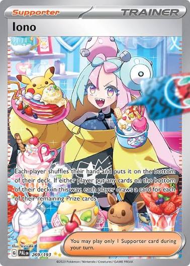 Iono - 269/193 - SV02: Paldea Evolved - Pokemon