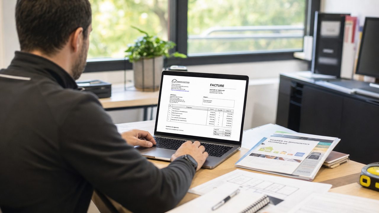 Mentions obligatoires sur une facture de diagnostic immobilier