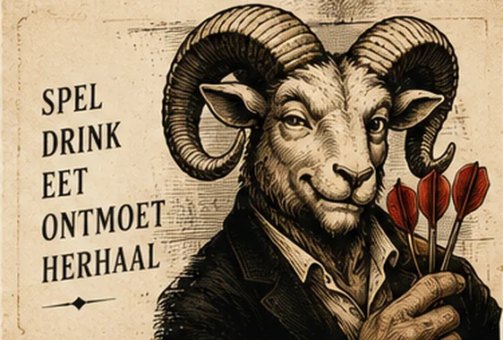 De ram met pijlen: spel, drink, eet, ontmoet, herhaal