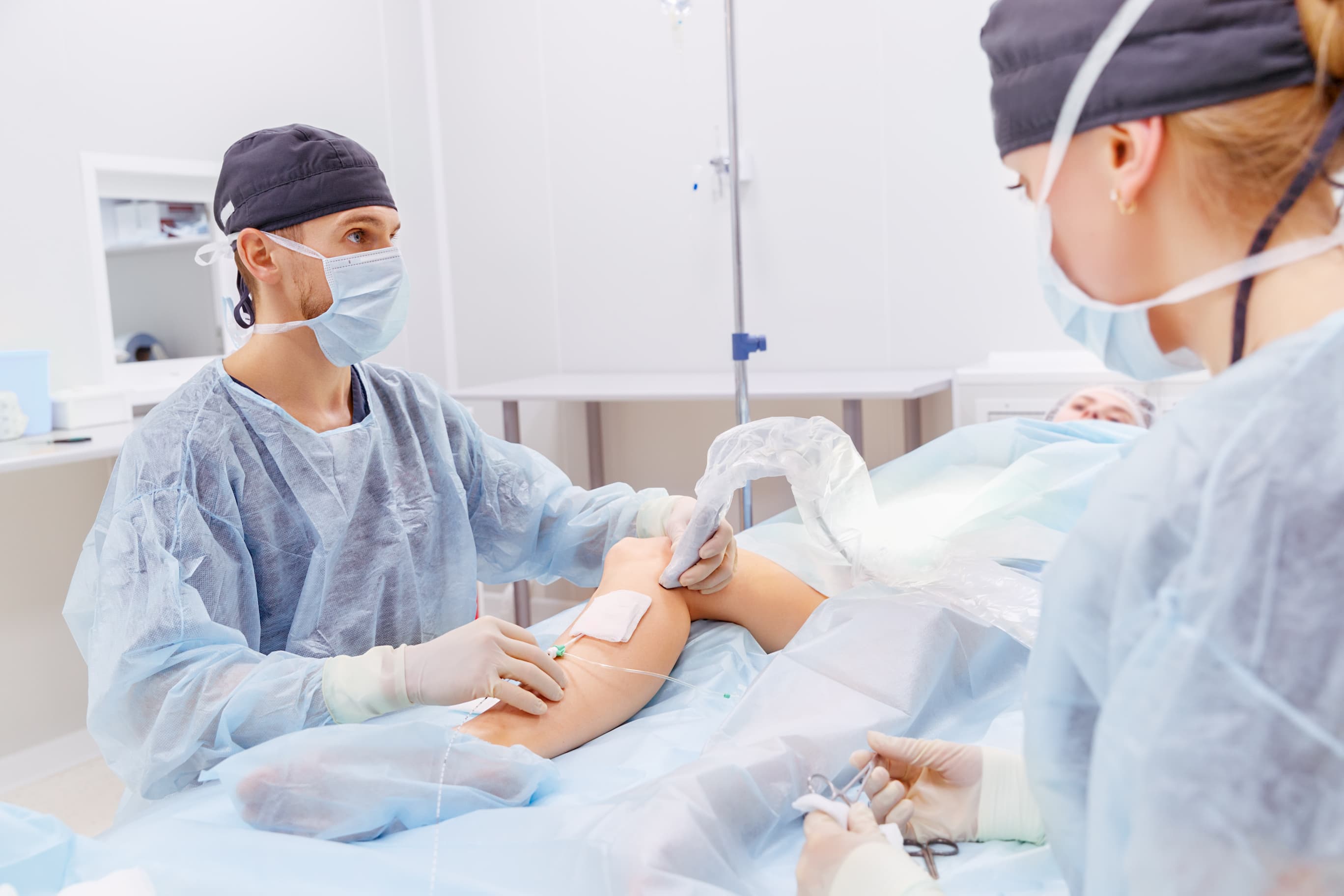 doctor with patient