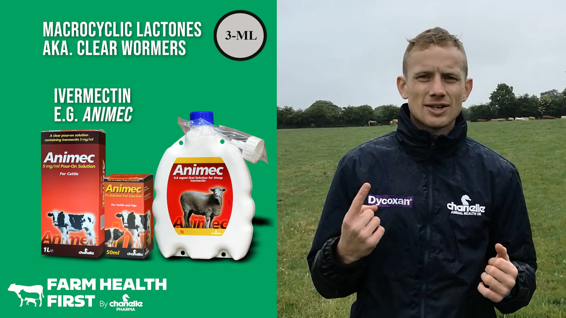 Wormer Classes in Cattle and Sheep - Clear Wormers