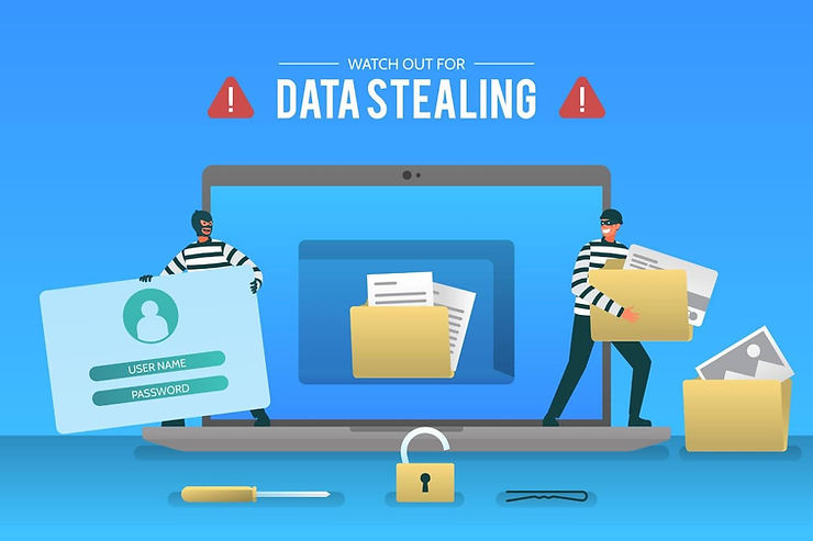 Data Stealing Cyber Security Warning