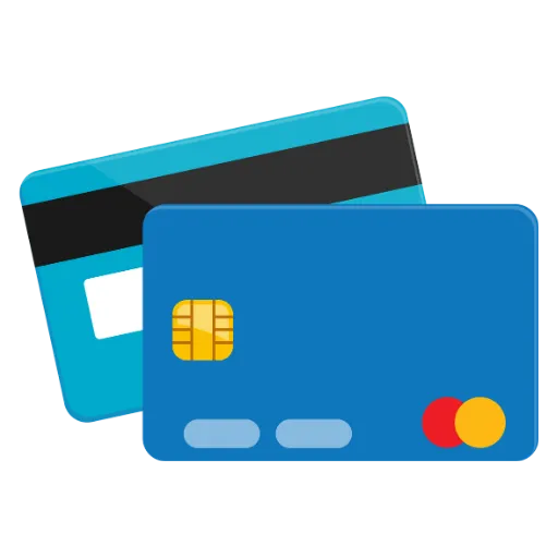 A minimalistic receipt showing credits and debits, with all values at 0.00.