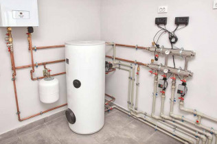 Water heater install by Johnson Plumbing