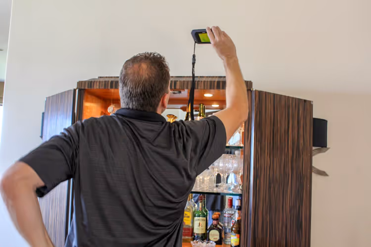 Indoor air quality testing by Precision Mold Testing.