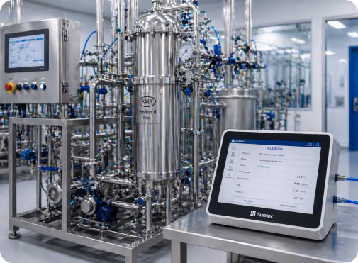 Sistema de filtración industrial validado por Suintec