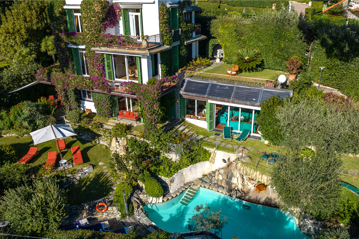 Villa con piscina e vista mare a San Michele di Pagana