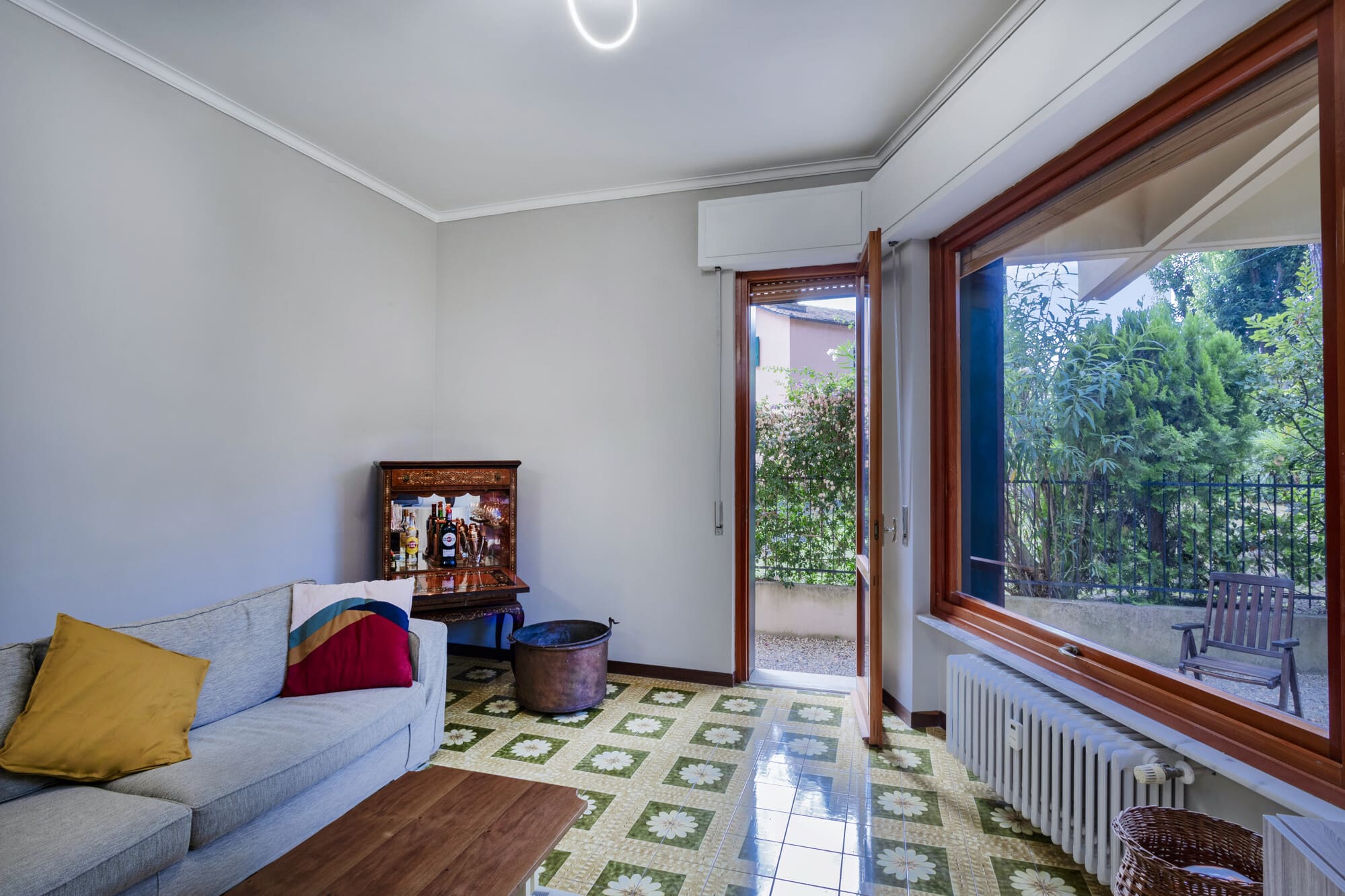 Trilocale centralissimo con giardino