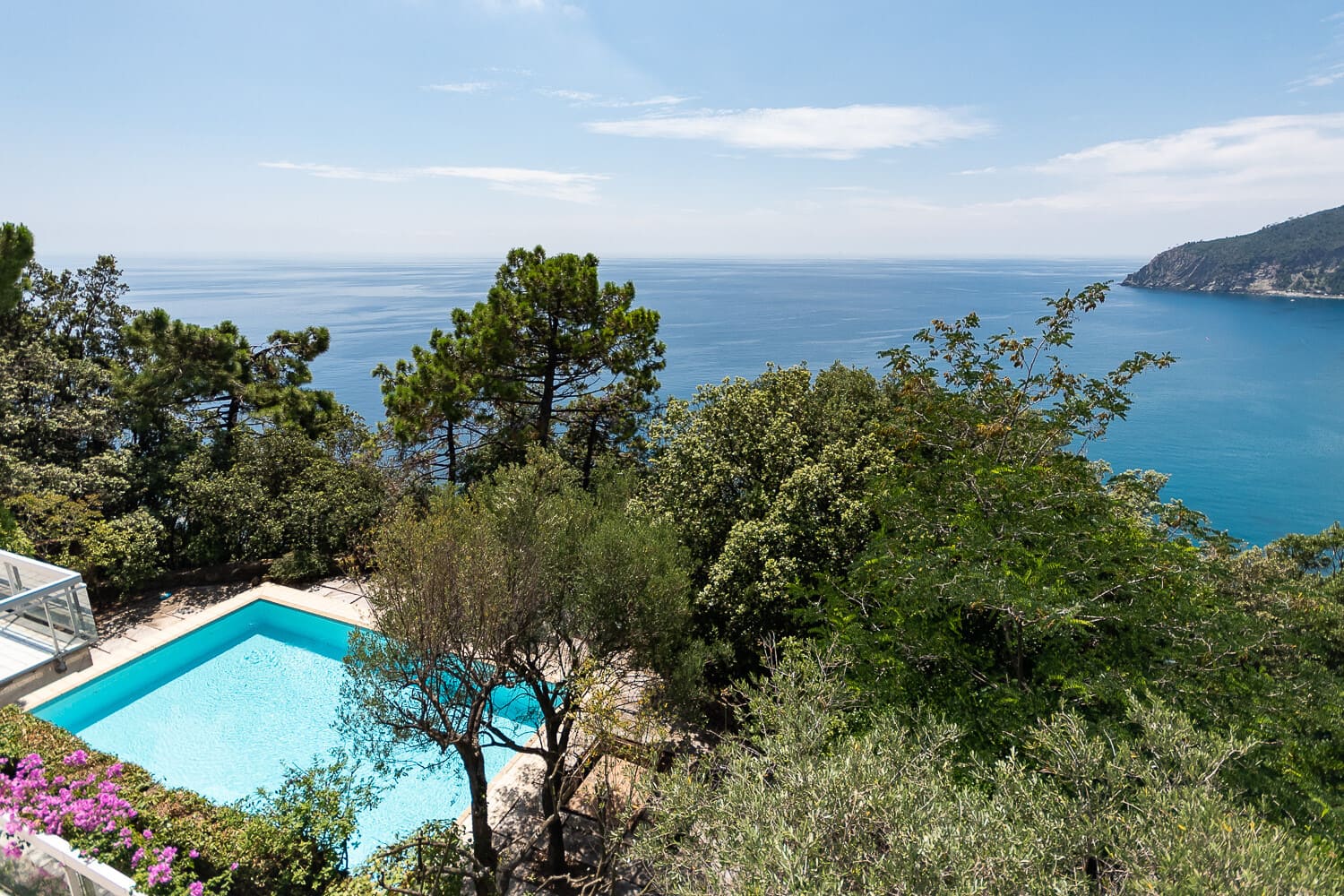 Villa vista mare con piscina