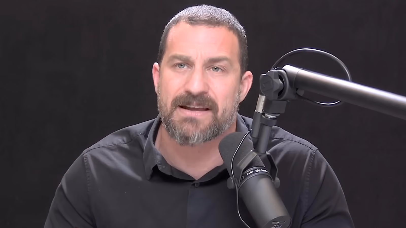 Andrew Huberman on a podcast.