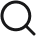 Magnifying glass icon symbolizing search functionality.