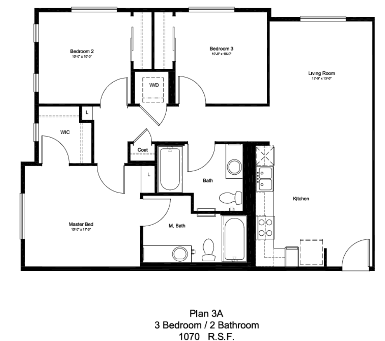 3x2 floor plan