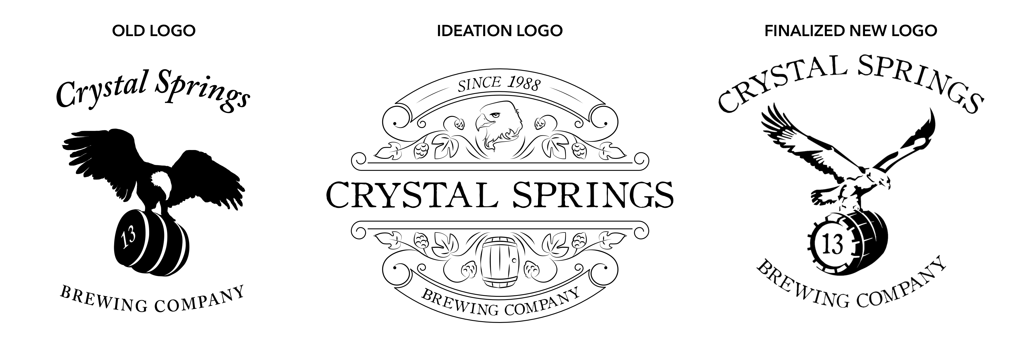 Crystal Springs logo marks