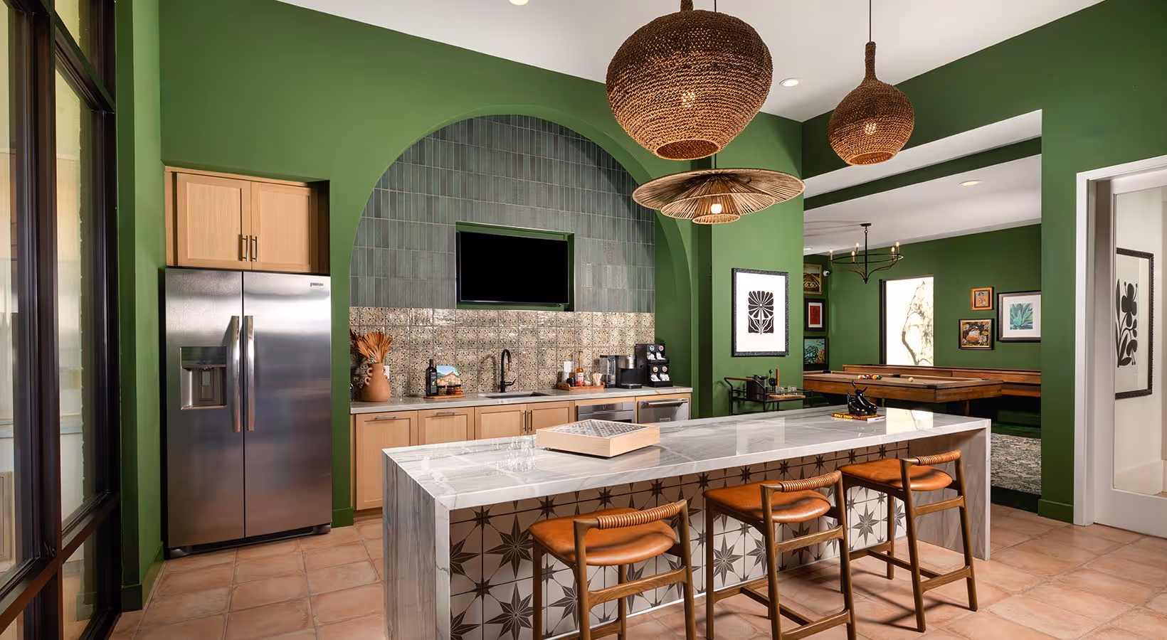 Clubhouse kitchen