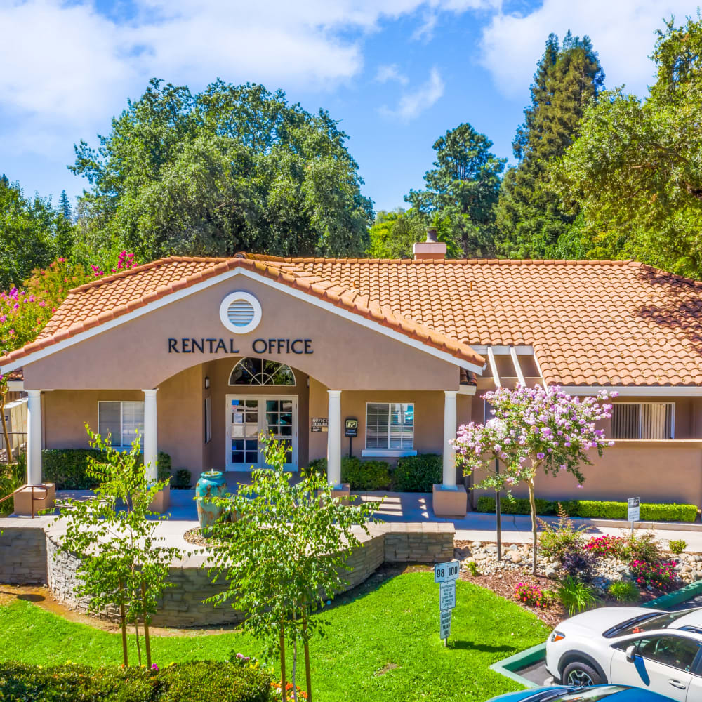 Exterior of leasing office