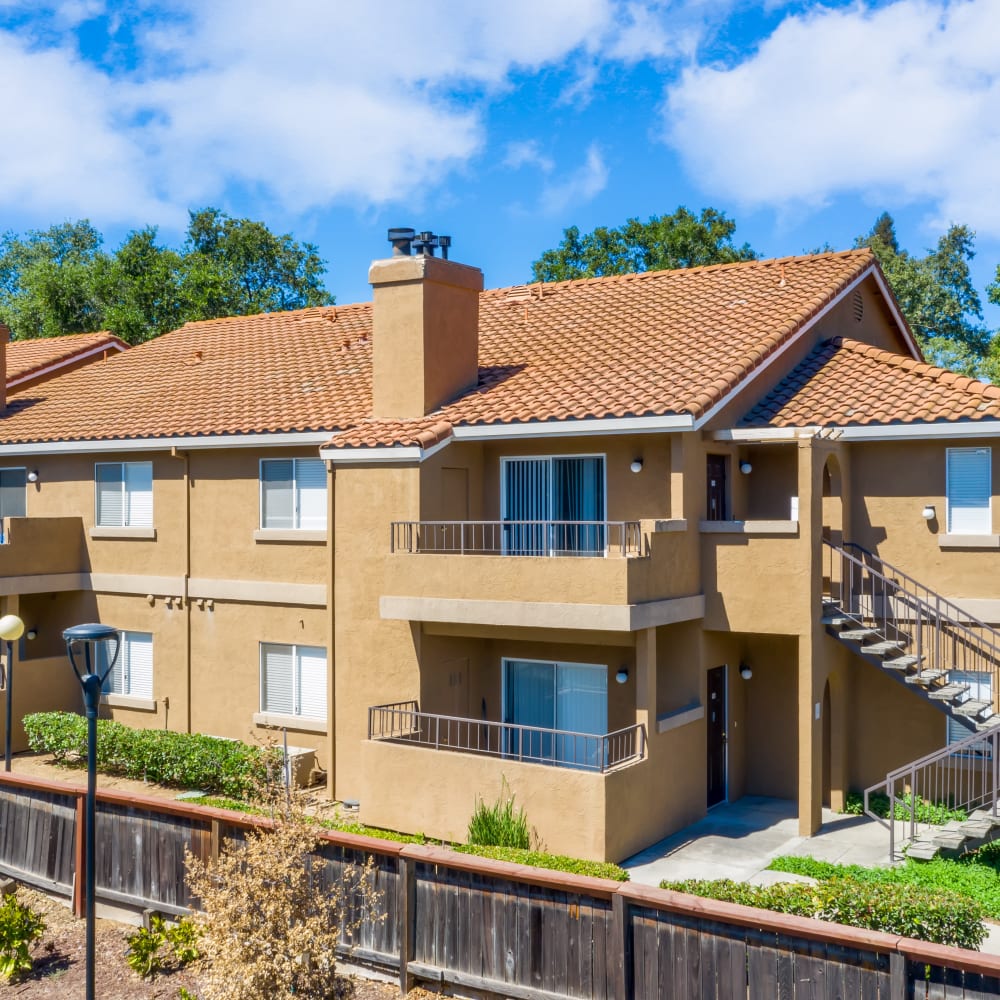 Exterior of apartments