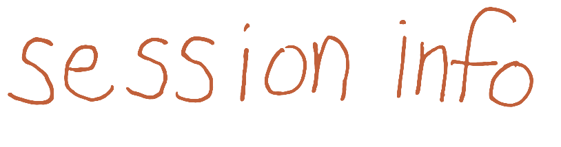 session info