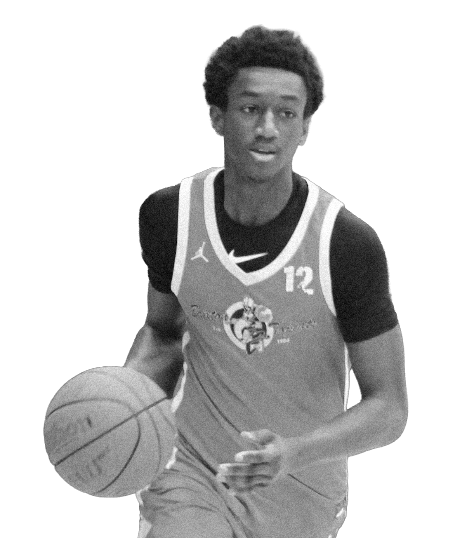 Brixton Topcats player driving to the basket mid-air