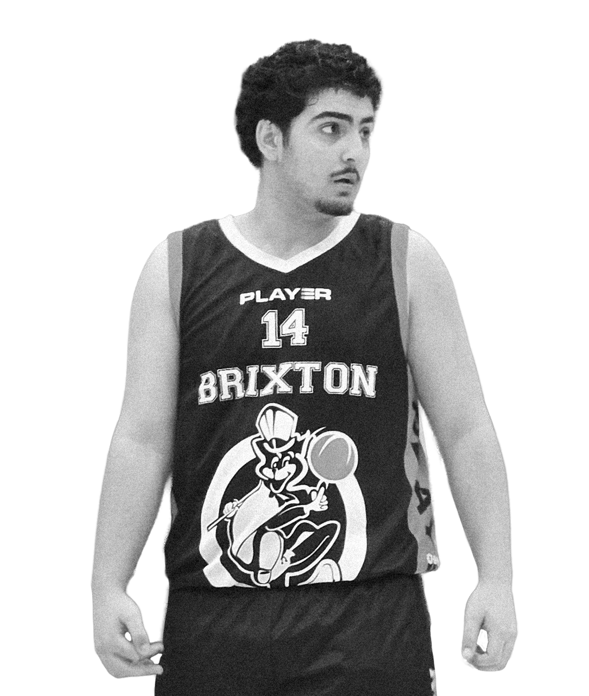 Brixton Topcats player standing in team kit